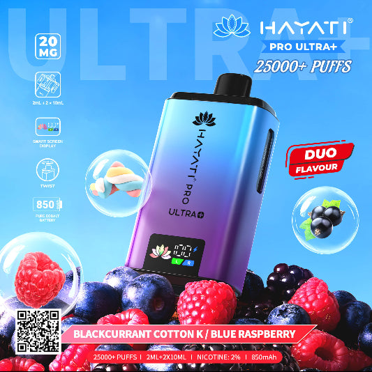 Hayati Pro Ultra+ 25K Prefilled Pod Kit