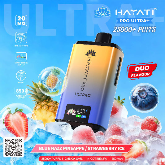 Hayati Pro Ultra+ 25K - Blue Razz Pineapple