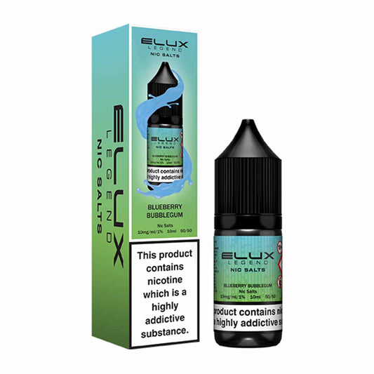 Elux Legend Nic Salt 10ml - Blueberry Bubblegum
