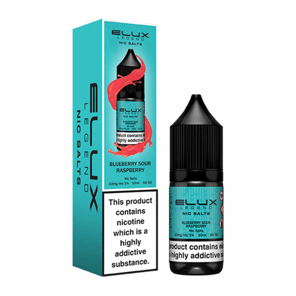 Elux Legend Nic Salt 10ml - Blueberry Sour Raspberry