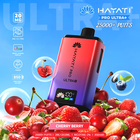 Hayati Pro Ultra+ 25K - Cherry Berry