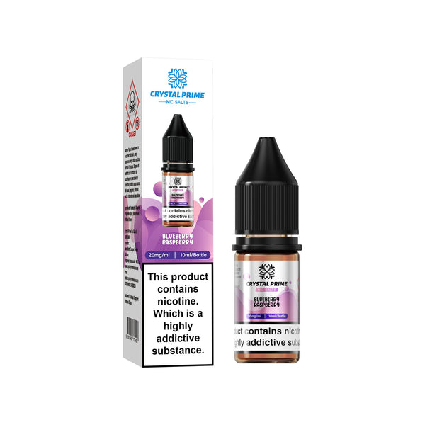 Crystal Prime 7000 Nic Salt 10ml E-Liquid - Blueberry Raspberry
