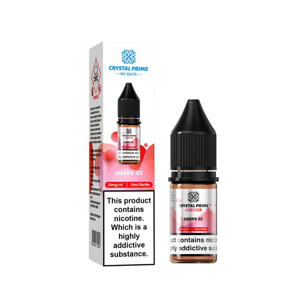Crystal Prime 7000 Nic Salt 10ml E-Liquid - Cherry Ice