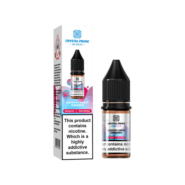 Crystal Prime 7000 Nic Salt 10ml E-Liquid - Blueberry Cherry Cranberry