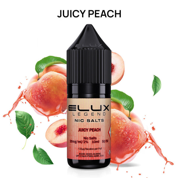 Elux Legend Nic Salt 10ml - Juicy Peach