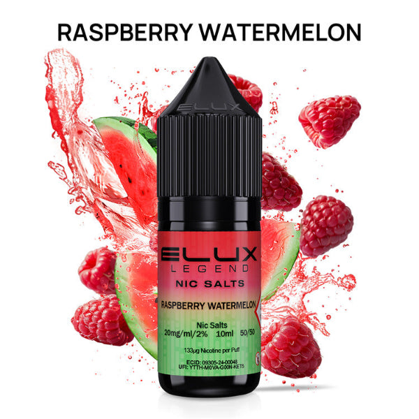 Elux Legend Nic Salt 10ml - Raspberry Watermelon