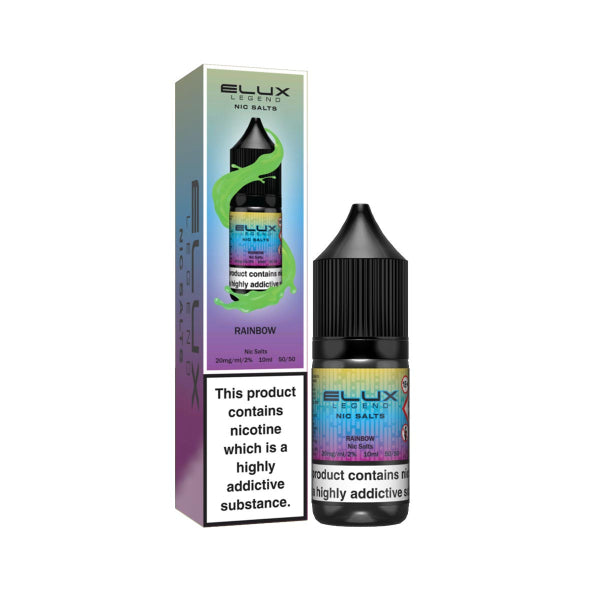 Elux Legend Nic Salt 10ml - Rainbow