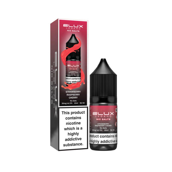 Elux Legend Nic Salt 10ml - Strawberry Raspberry Cherry