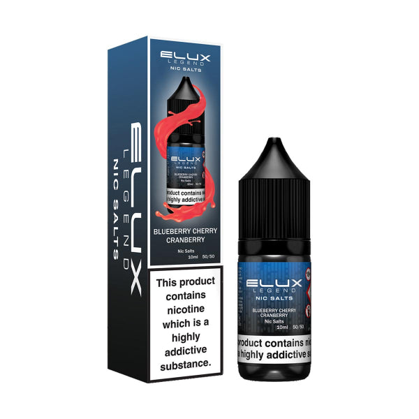 Elux Legend Nic Salt 10ml - Blueberry Cherry Cranberry
