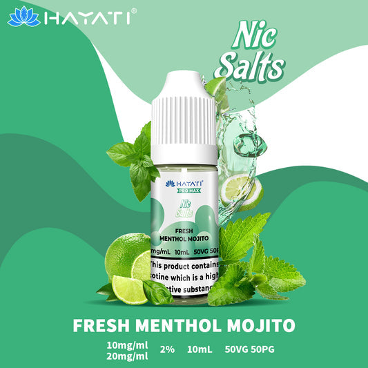 Hayati Pro Max Nic Salts E-Liquids - Fresh Menthol Mojito