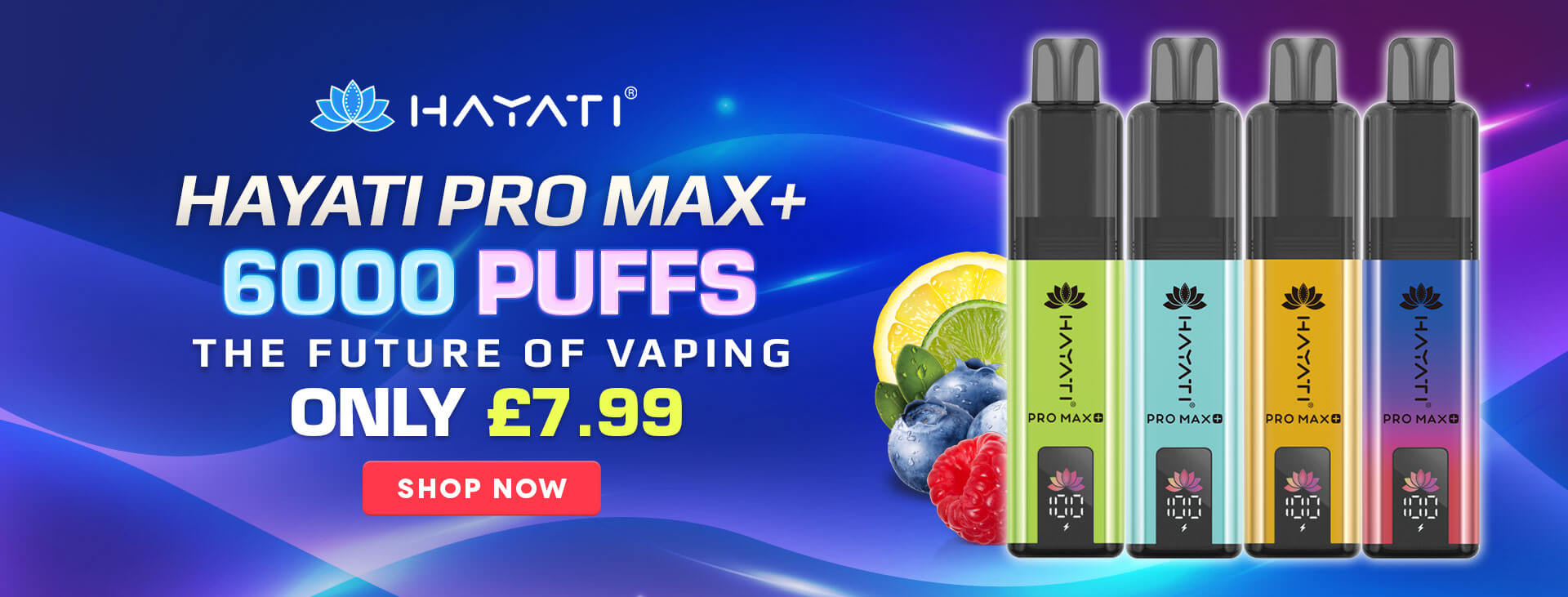 Hayati Pro Max 6000 Puff Vape - Eazy Vapes