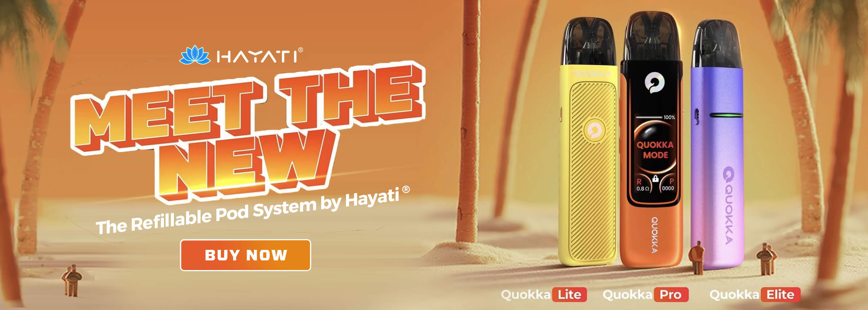 Hayati Quokka Vape Kit Banner D - Eazy Vapes