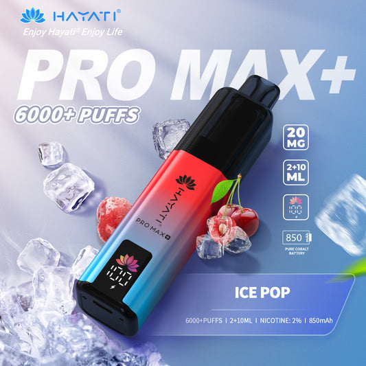 Hayati Pro Max+ 6000 Puffs - Ice Pop