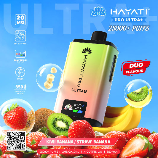 Hayati Pro Ultra+ 25K - Kiwi Banana