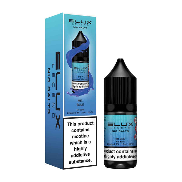 Elux Legend Nic Salt 10ml - Mr Blue