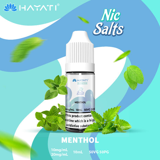Hayati Pro Max Nic Salts E-Liquids - Menthol