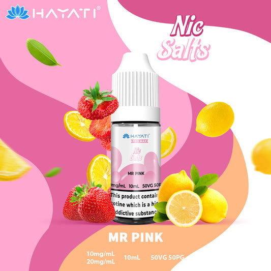 Hayati Pro Max Nic Salts E-Liquids - Mr Pink