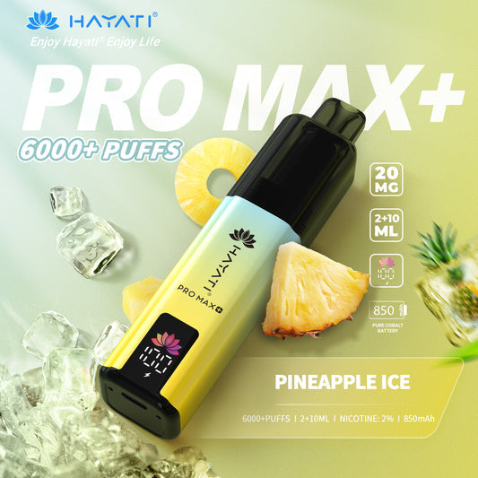 Hayati Pro Max+ 6000 Puffs - Pineapple Ice