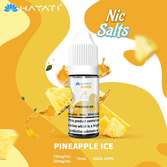 Hayati Pro Max Nic Salts E-Liquids - Pineapple Ice
