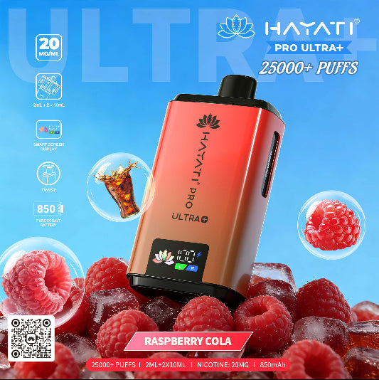 Hayati Pro Ultra+ 25K - Raspberry Cola