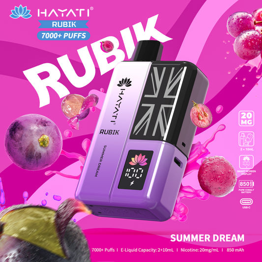 Hayati Rubik 7000+ Disposable Vape - Summer Dream