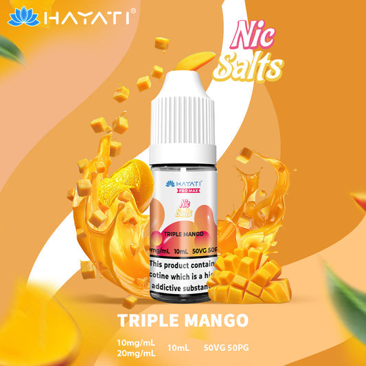 Hayati Pro Max Nic Salts E-Liquids - Triple Mango