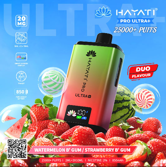 Hayati Pro Ultra+ 25K - Watermelon B'Gum