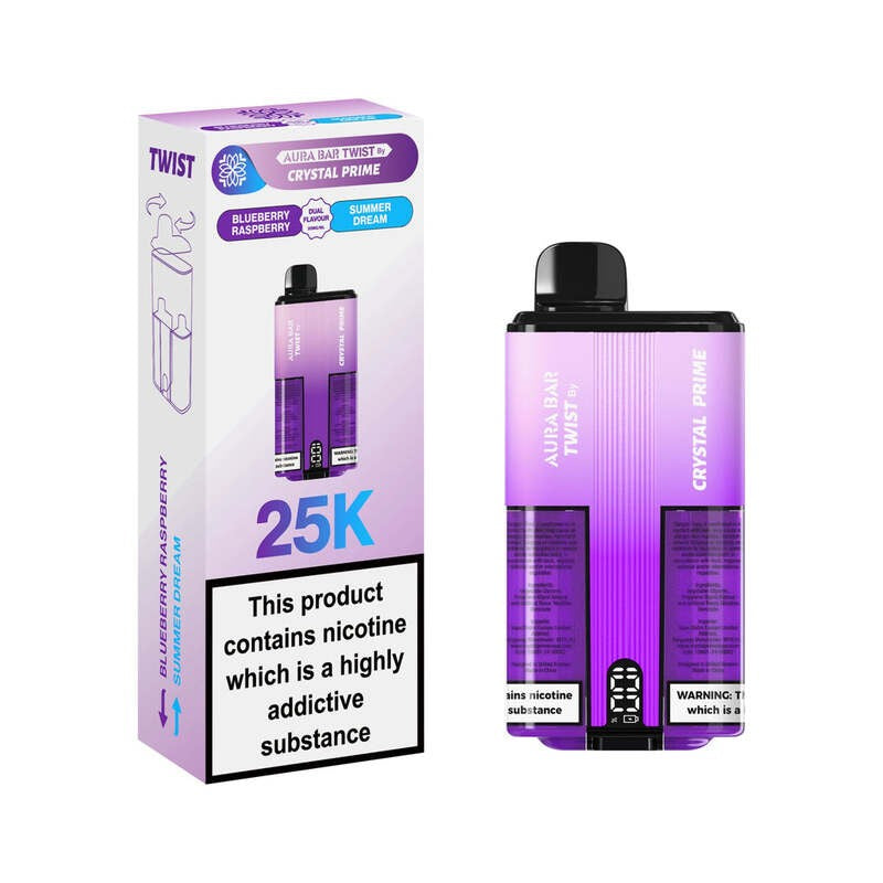 Crystal Prime Twist 25K Disposable Vape | Eazy Vapes