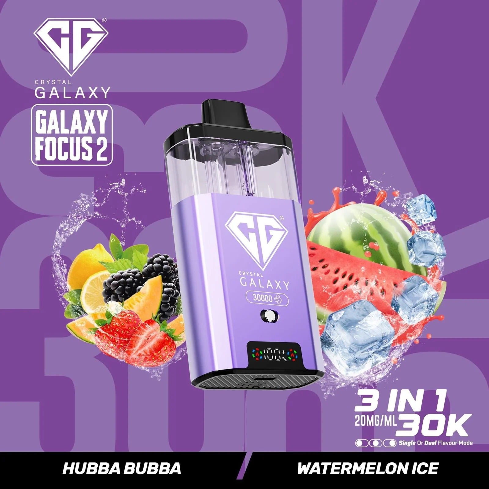 Crystal Galaxy Focus 2 30K Prefilled Pod Kit - Eazy Vapes