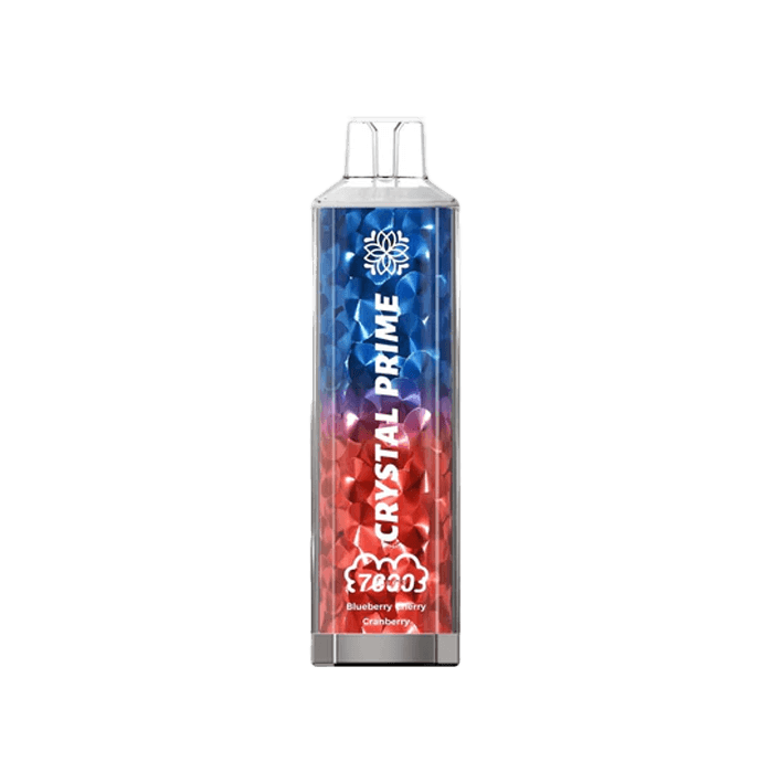 Crystal Prime 7000 Puff Disposable Vape - Blueberry Cherry Cranberry