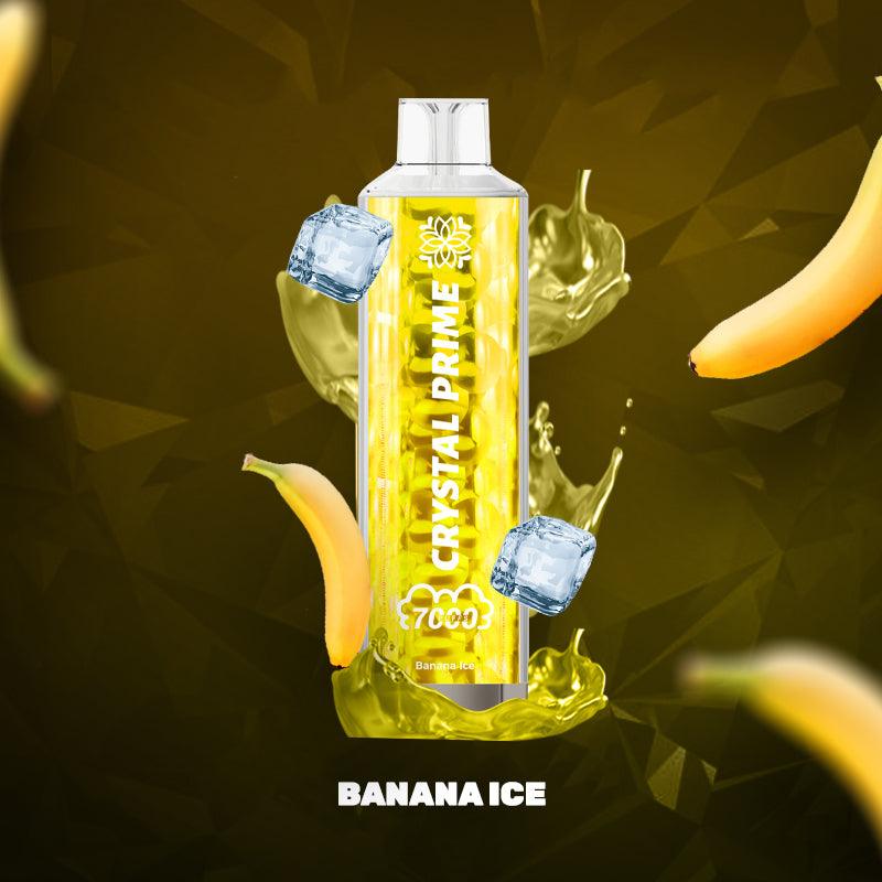 Crystal Prime 7000 Puff Disposable - Banana Ice