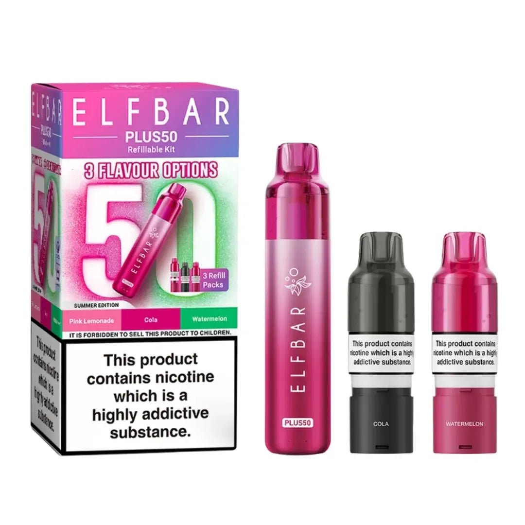 Elf Bar Plus 50 Vape Kit - Eazy Vapes