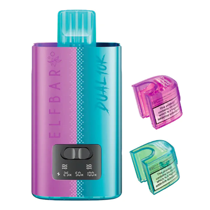 Elf Bar Dual 10K Vape Kit - Purple Edition
