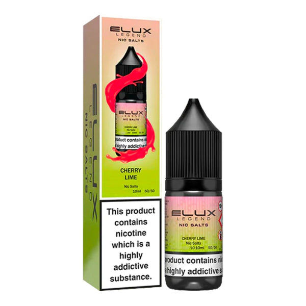 Elux Legend Nic Salt 10ml - Cherry Lime