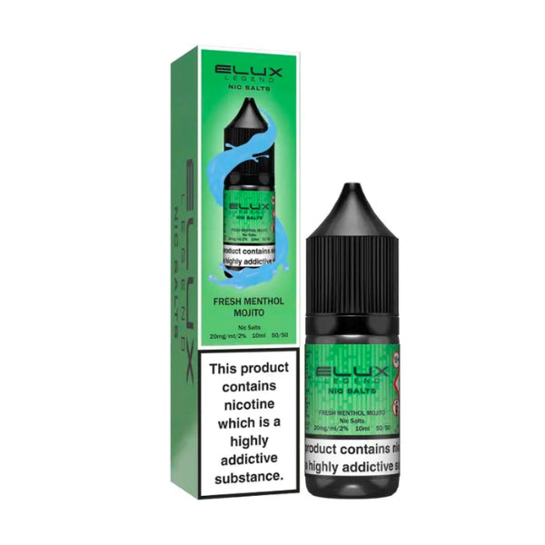 Elux Legend Nic Salt 10ml - Fresh Menthol Mojito