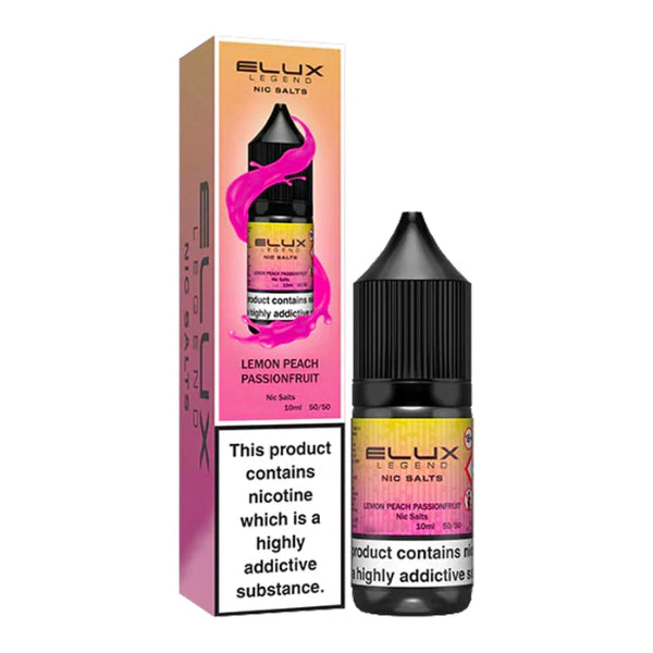 Elux Legend Nic Salt 10ml - Lemon Peach Passionfruit