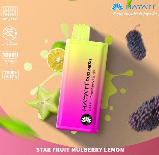 Hayati Duo Mesh 7000+ Puffs Disposable - Eazy Vapes