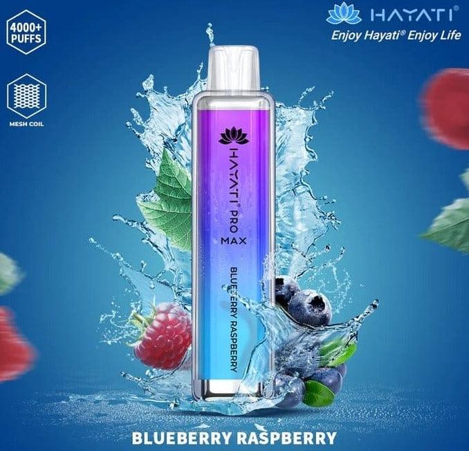 Hayati Pro Max 4000 Puffs - Blueberry Raspberry