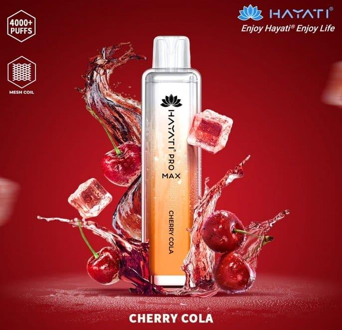 Hayati Pro Max 4000 Puffs - Cherry Cola