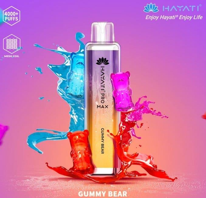 Hayati Pro Max 4000 Puffs - Gummy Bear