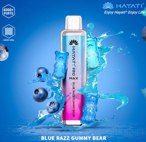 Hayati Pro Max 4000 Puffs - Blue Razz Gummy Bear