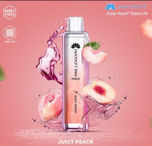 Hayati Pro Max 4000 Puffs - Juicy Peach