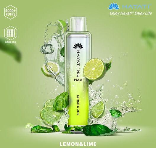 Hayati Pro Max 4000 Puffs - Lemon Lime