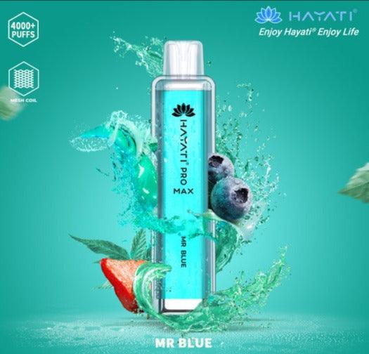 Hayati Pro Max 4000 Puffs - Mr Blue