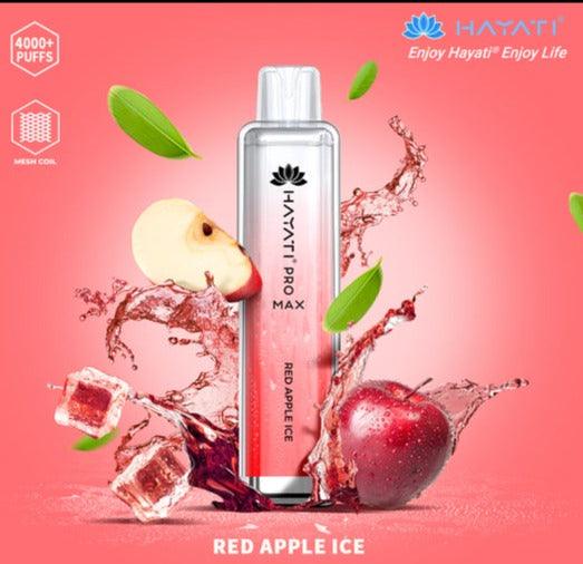 Hayati Pro Max 4000 Puffs - Red Apple Ice