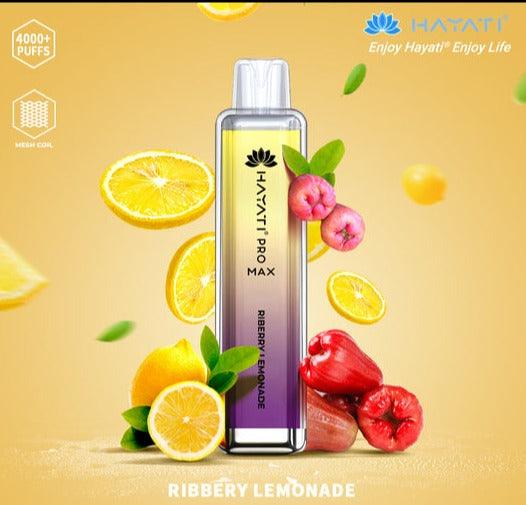 Hayati Pro Max 4000 Puffs - Riberry Lemonade