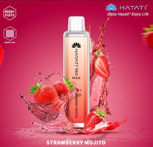 Hayati Pro Max 4000 Puffs - Strawberry Mojito