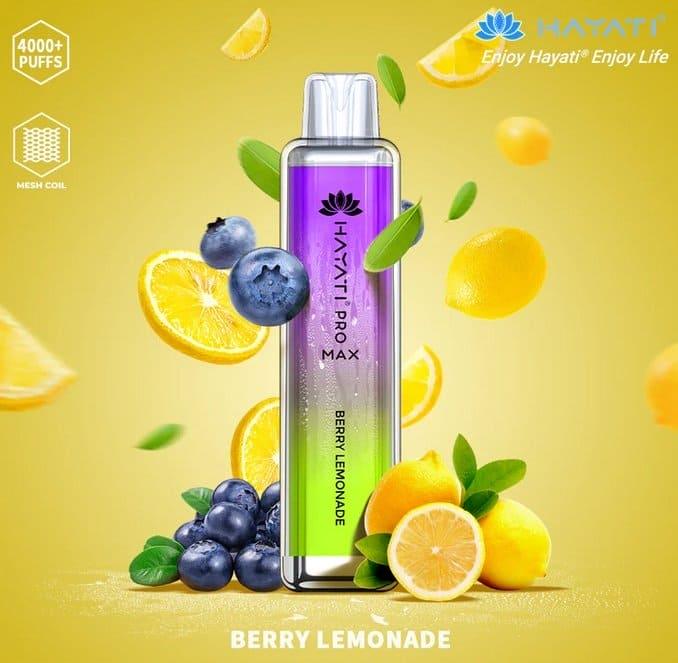 Hayati Pro Max 4000 Puffs - Berry Lemonade