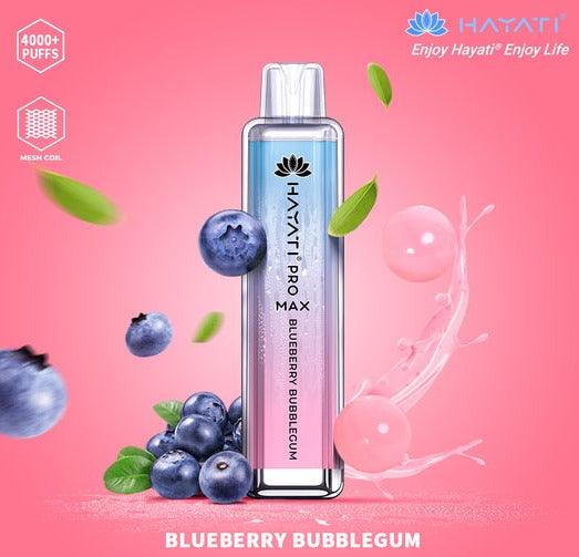 Hayati Pro Max 4000 Puffs - Blueberry Bubblegum