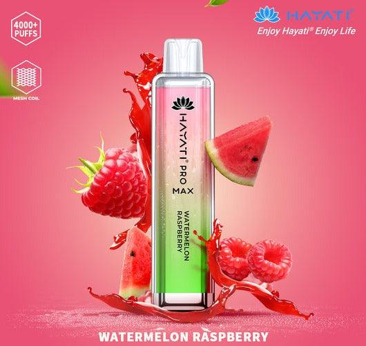 Hayati Pro Max 4000 Puffs - Watermelon Raspberry